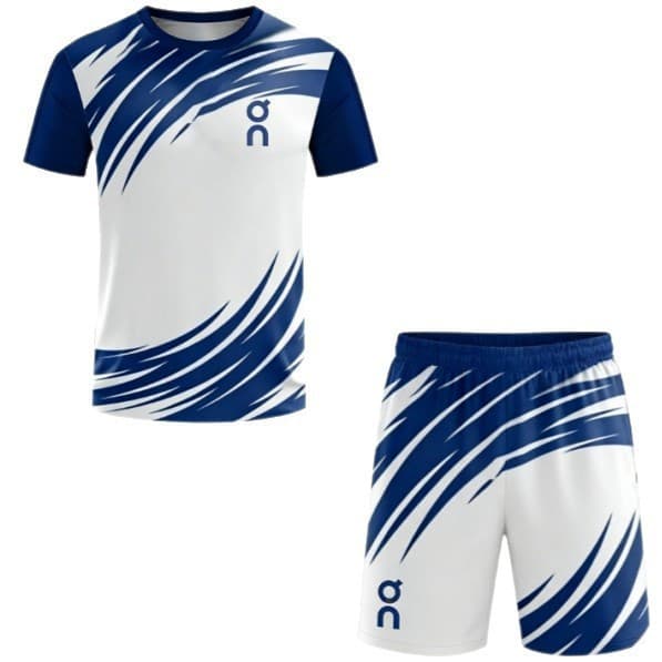 Venda quente Conjunto de camiseta esportiva unissex malha de verão respirável de secagem rápida 3d Digital impresso Shor