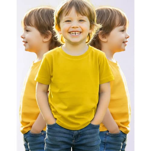 Kit 6 Atacado Camiseta Infantil Criança Algodão Básica Lisa Unissex