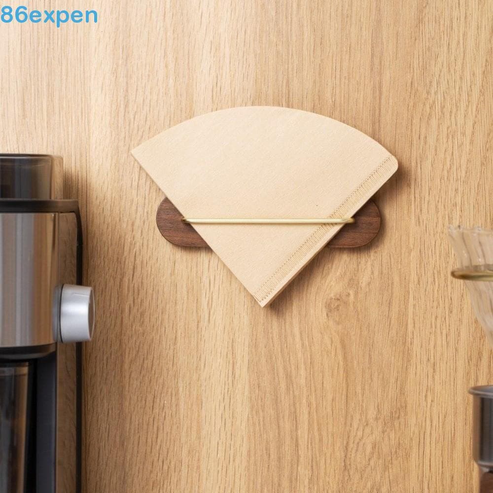 Suporte para Filtros de Café EXPEN1, Suporte de Parede com Adesivo Forte para Guardanapos de Mesa EDWX
