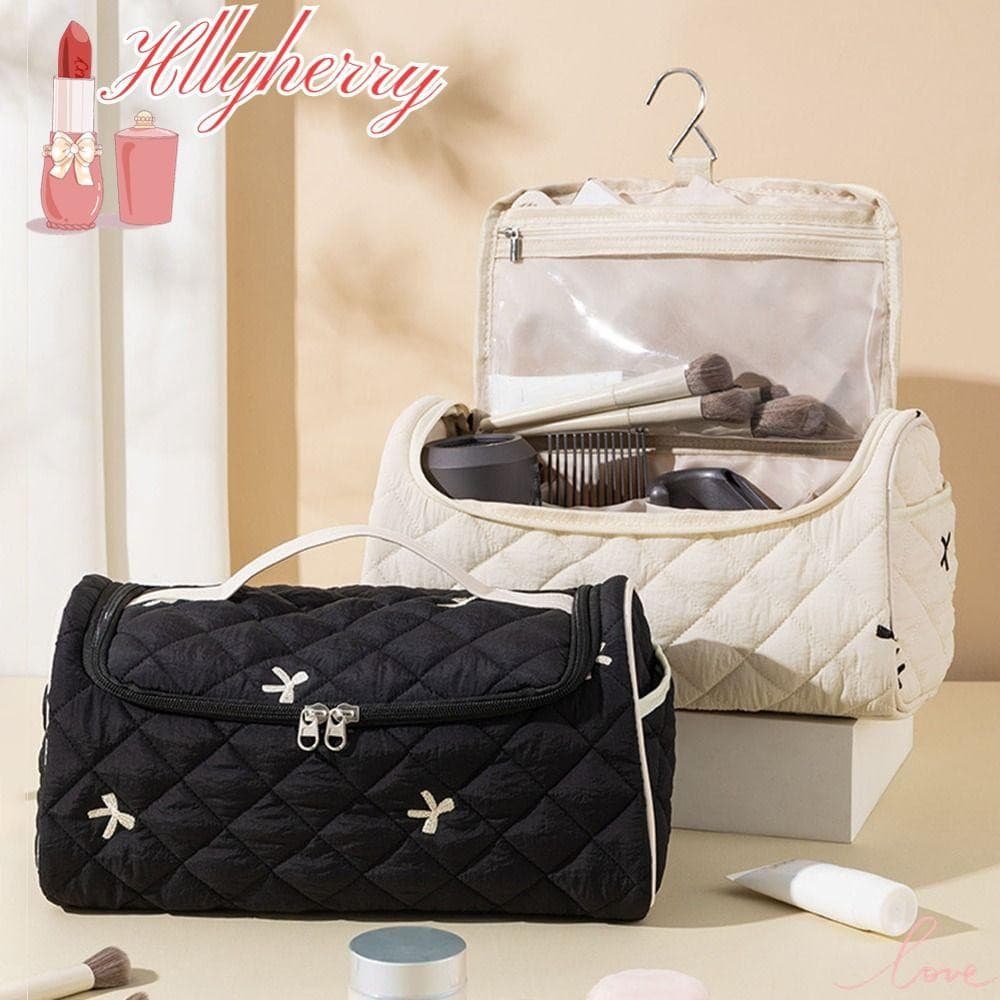 Bolsa de Armazenamento para Secador de Cabelo HLLYHERRY, Bolsa de Maquiagem de Viagem Acolchoada de Grande Capacidade, c