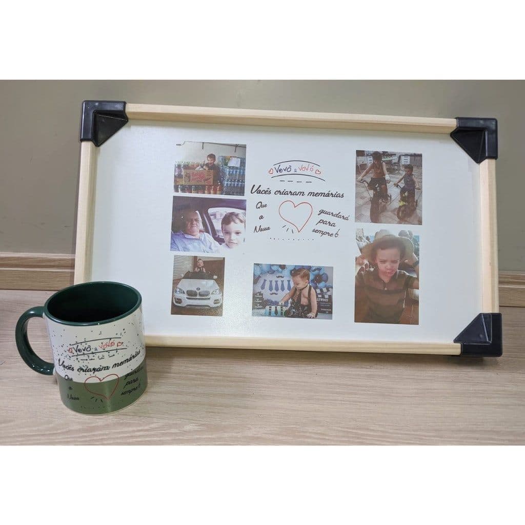 Bandeja de Café da Manha Tramontina personalizada