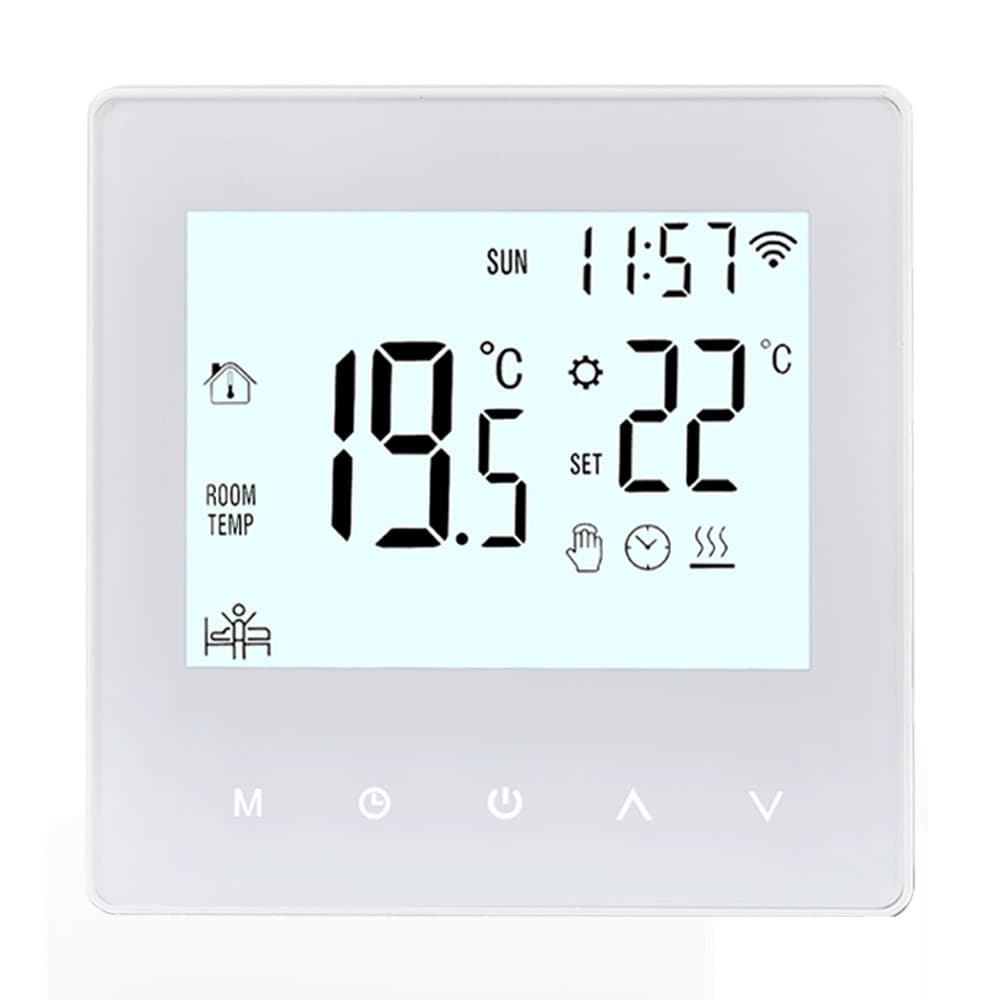 Nvstel-br Smart Tuya WiFi Termostato 3A Digital Programável Display LCD Controlador de Temperatura de Aquecimento de