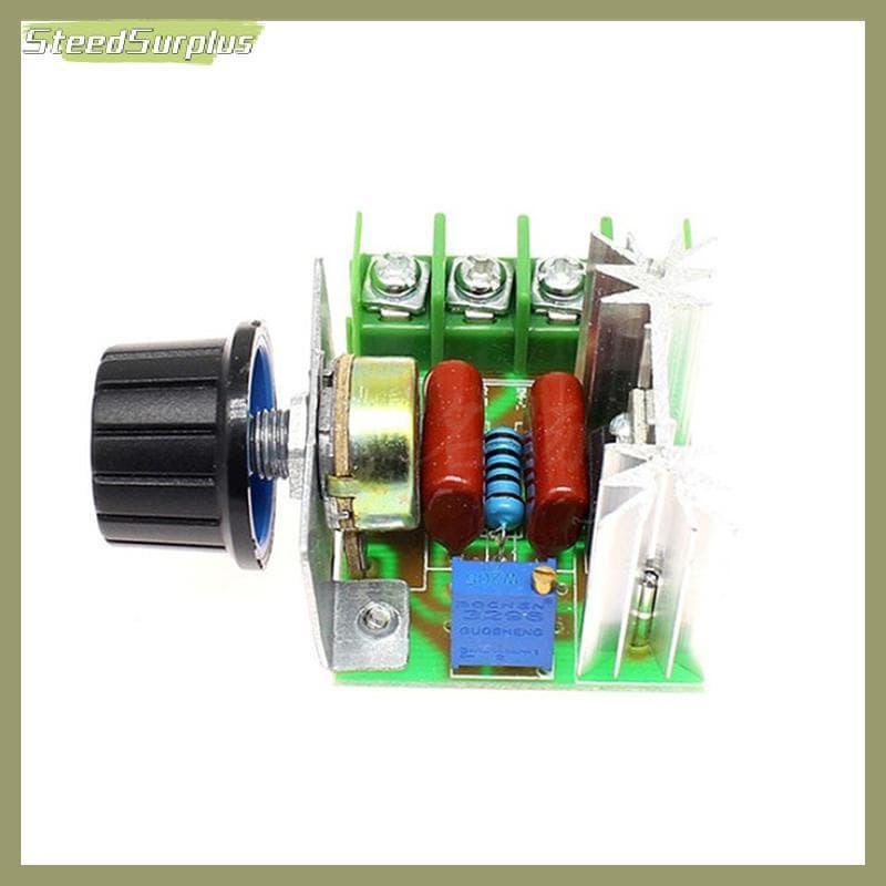 SS AC 220V 2000W SCR Regulador De Tensão Dimmers Controlador De Velocidade Do Motor BR
