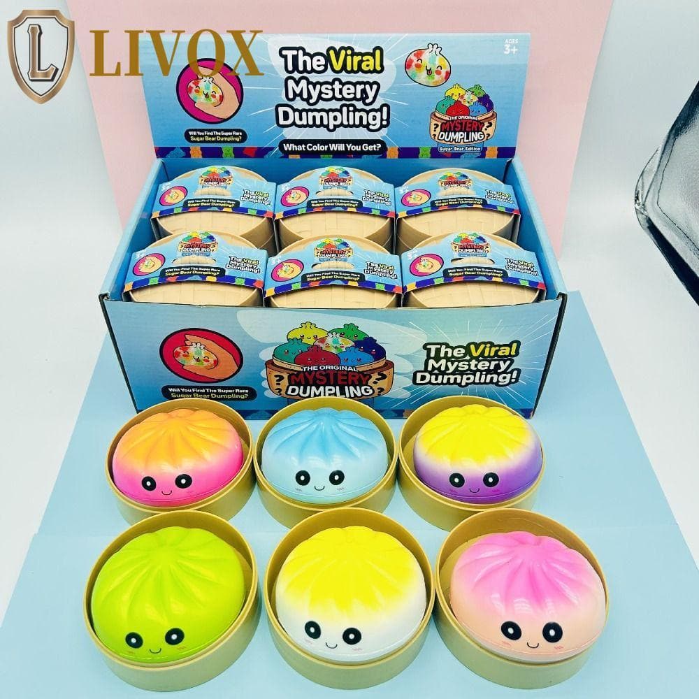 Bolinho Mole LIVOX , Brinquedos Moles De Pão Realista De Ascensão Lenta , Bola De Inquietação Sensorial Macia E Fofa