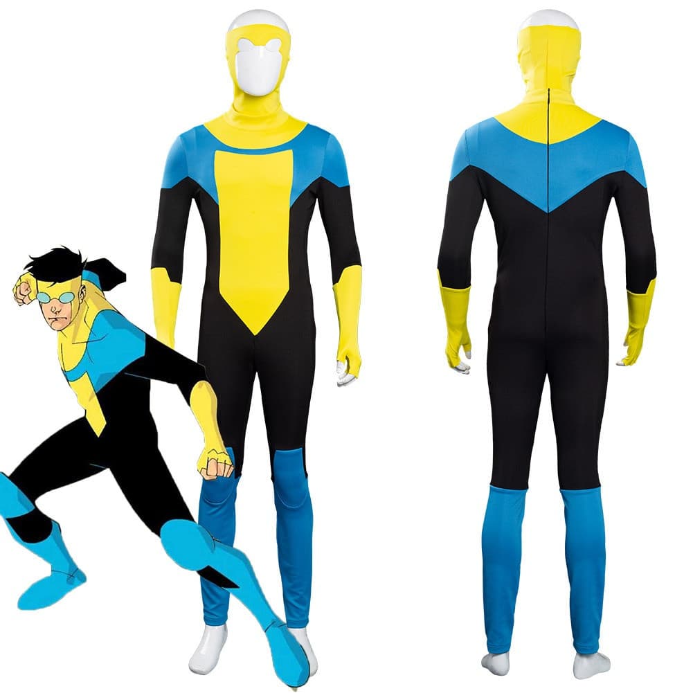Fantasia de Cosplay Invencível Mark Grayson, Macacão para Halloween e Carnaval MGXA