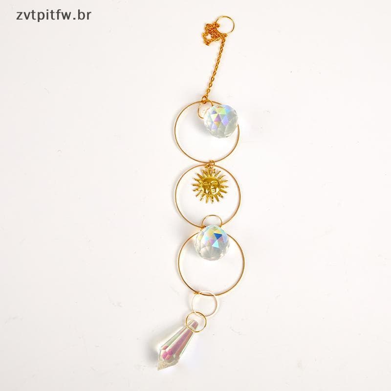 ZVT Cristal Sun Catcher Janela Pendurada Prisma Decoração Arco-Íris De BR