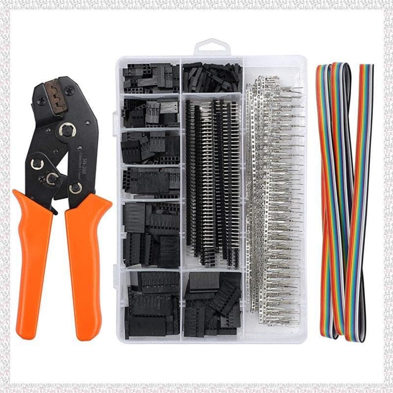 (Otgl) Conjunto De Ferramentas De Kit De Braçadeira De Terminal Para Alicate De Ferramenta De Crimpagem SN-28B + 1550 Pe