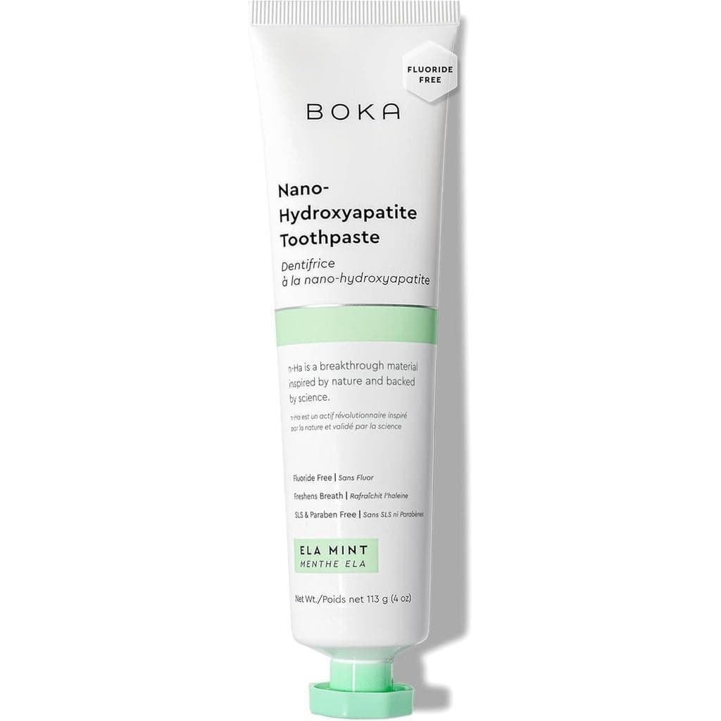Pasta de dentes Boka sem flúor, contendo nano-hidroxiapatita, adequada para dentes sensíveis - para cuidados FU83