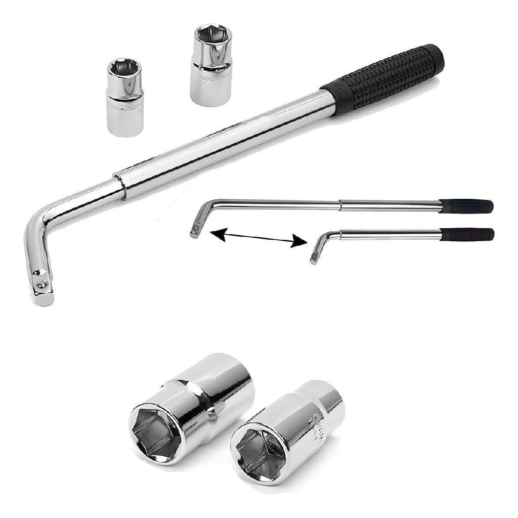 Chave De Roda L 17 19 21 23mm Telescópica Extensiva Techone