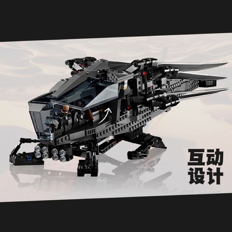 Compatível Wingsplasher vôo combate helicóptero aeronaves menino montado bloco de construção brinquedos série militar