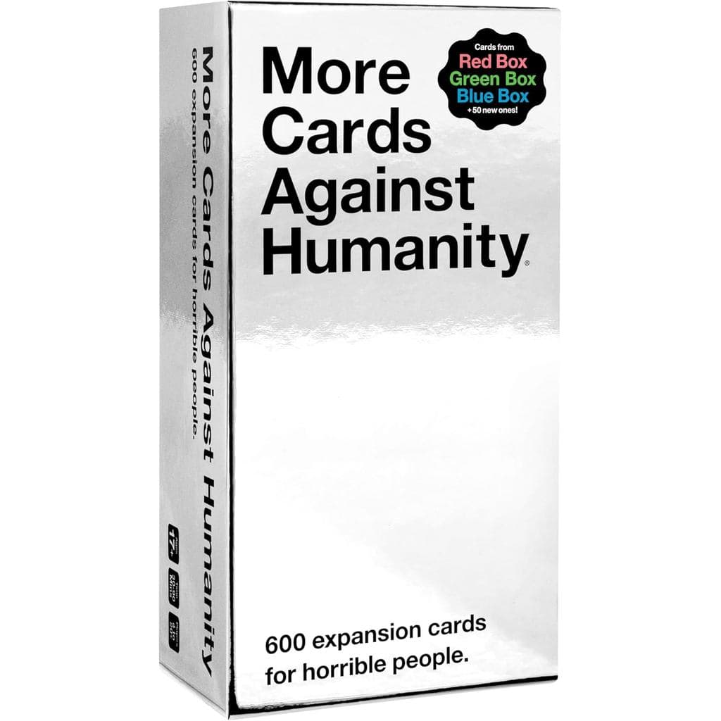 Mais Cartas Contra a Humanidade • Expansão Essencial de 600 Cartas • Inclui as Melhores Cartas das Caixas Vermelha, Azul