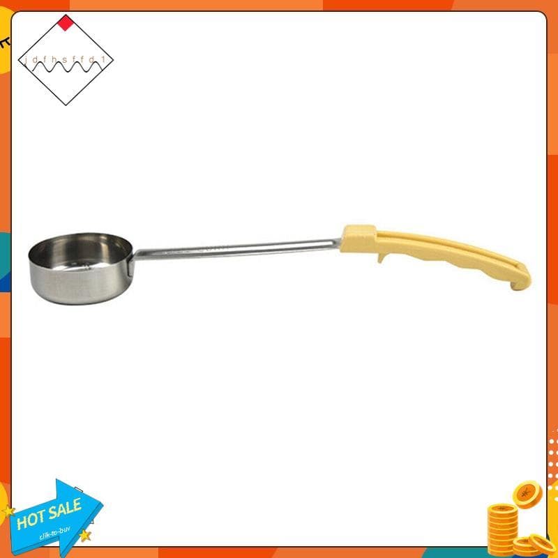 [Promover J] Concha De Molho Para Barrar Pizza Cabo De Borracha Colher De Cozinha De Fundo Plano Sopa Medidora De Aço In