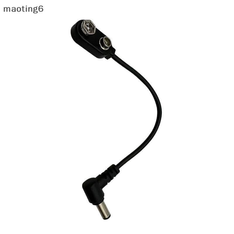 Conversor De Clipe De Bateria 9V Conector De Pressão De Cabo De Alimentação Para Adaptador De Pedal De Efeito De Guitarr