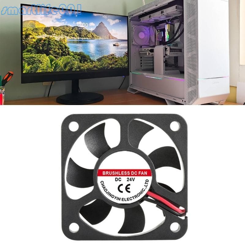 S * Quiet 5010 Computador Caso Ventilador ABS Carcaça Fluxo De Ar Otimizado Para Equipamentos De Jogos DVRs