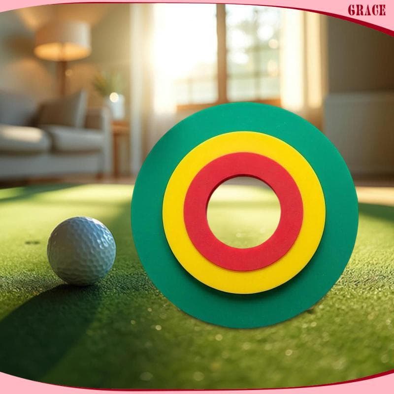 [Grace_sz] Conjunto De Anéis Para Copos De Golfe Silicone Ferramenta Portátil De Treinamento De Controle De Precisão 3 P