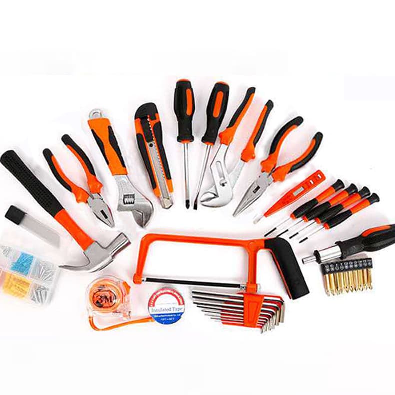 Conjunto de 22 peças de ferramentas para uso doméstico e reparos manuais
