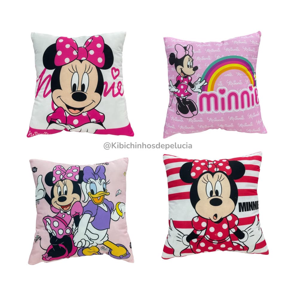 Capa de Almofada Minnie 40x40cm