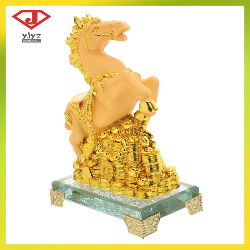 Estatuetas De Animais Fariry , Estátua Decorativa De Cavalo , Escultura Do Zodíaco , Esculturas De Jardim , Ornamentos ,