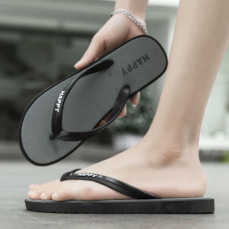 Chinelos vermelhos masculinos chinelos verão exterior Wear beira-mar praia casal senhoras flip-flops sandálias chinelos