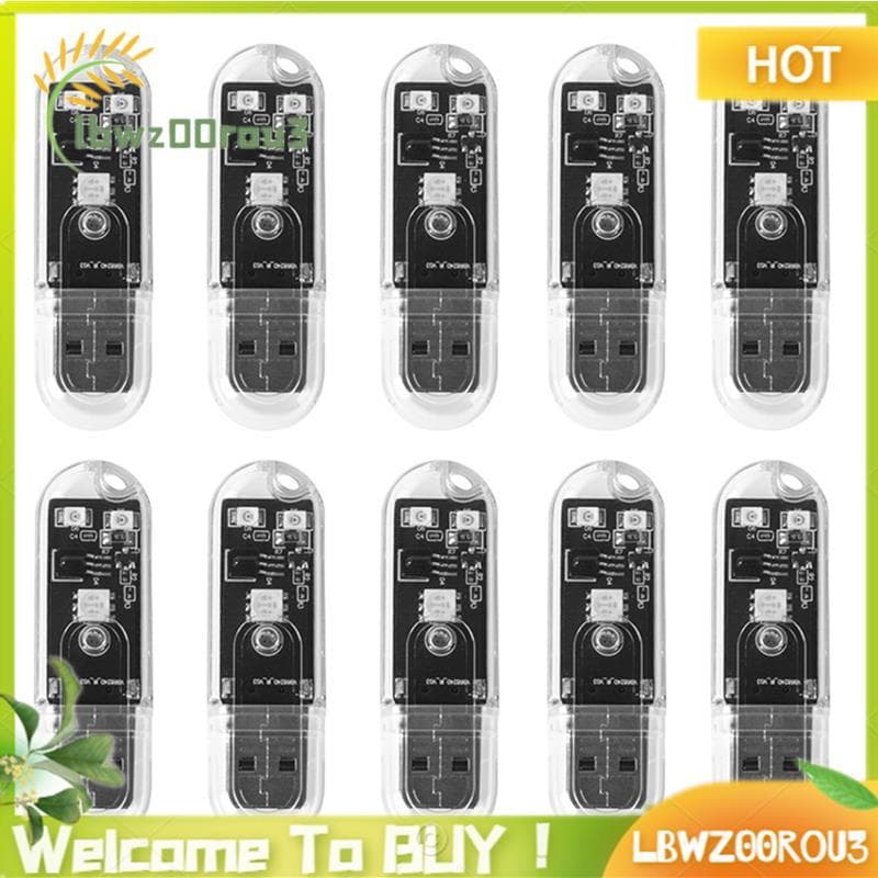 AI Ar Condicionado Companheiro Lâmpada De Voz Inteligente 10pcs USB Compatível Luz Noturna Colorida