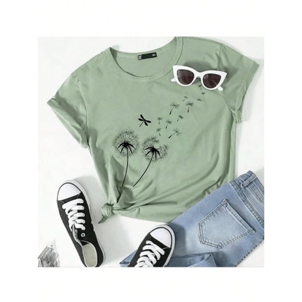Camisetas Lindas T-shirts Estampadas Femininas Blusas