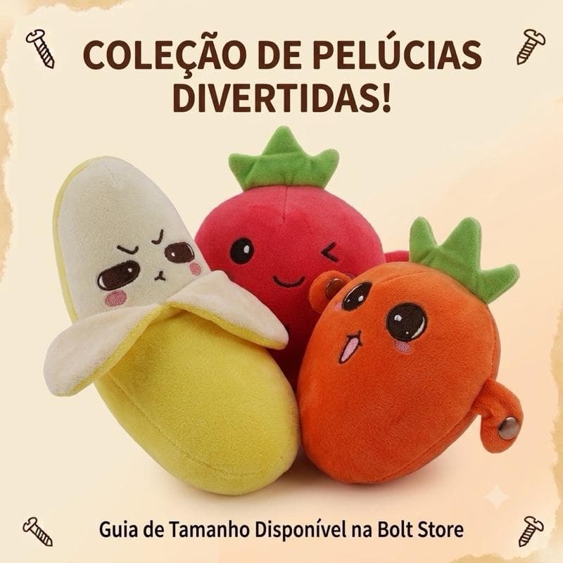 Brinquedo de pelúcia interativo que toca música ao toque