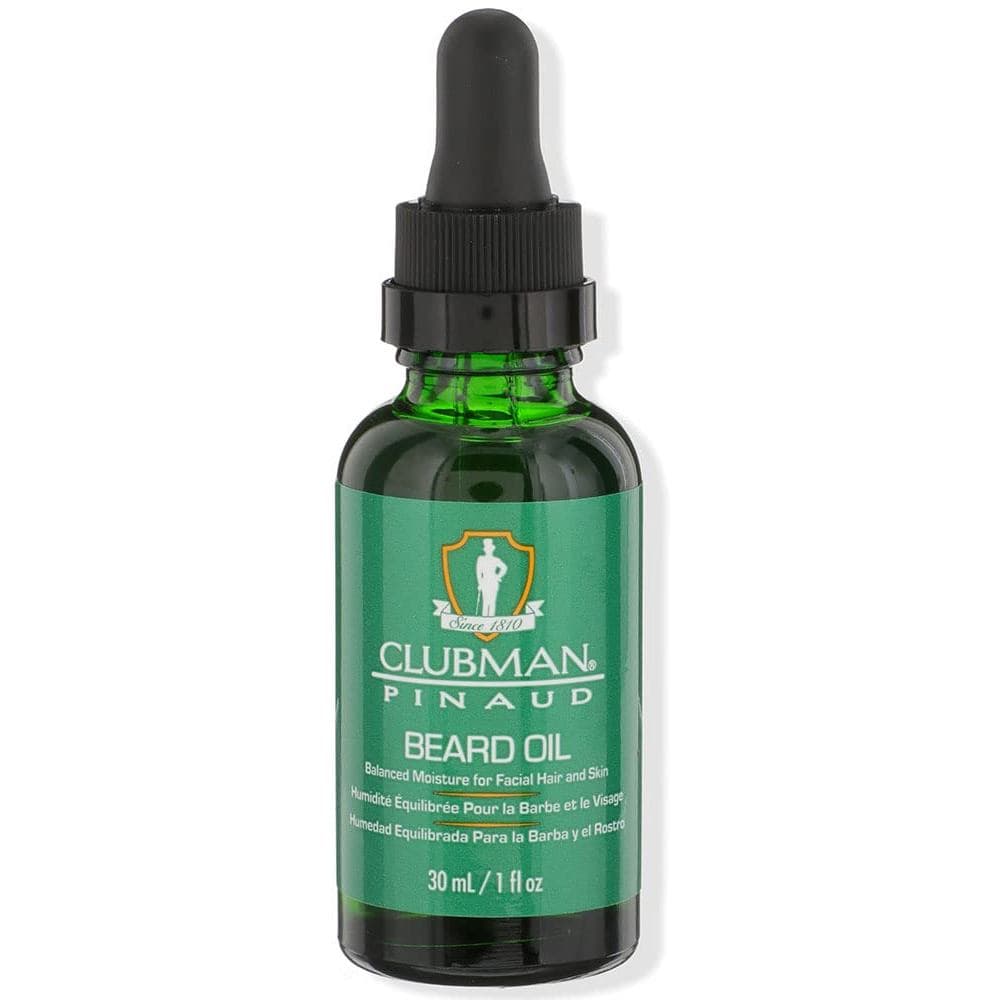 Óleo para Barba Clubman Pinaud para Homens – Hidratação Equilibrada para Barba e Pele, Suaviza e Nutre a Barba, 1 oz