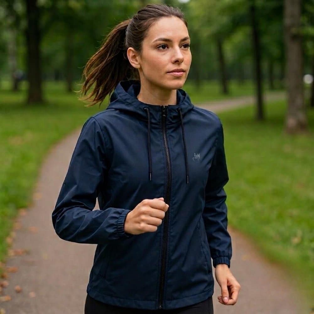 Jaqueta Blusa Corta Vento Feminina Leve Secagem Rápida Esportiva Frio Inverno Corrida Pronta Entrega Envio Imediato