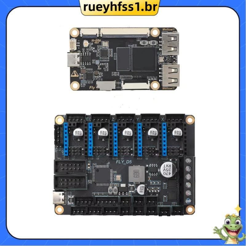 Placa DIY 5 FLY D5 Para Impressora 3D VzBoT 3 D5 + Lite2 Voron 3/50.1/0.2