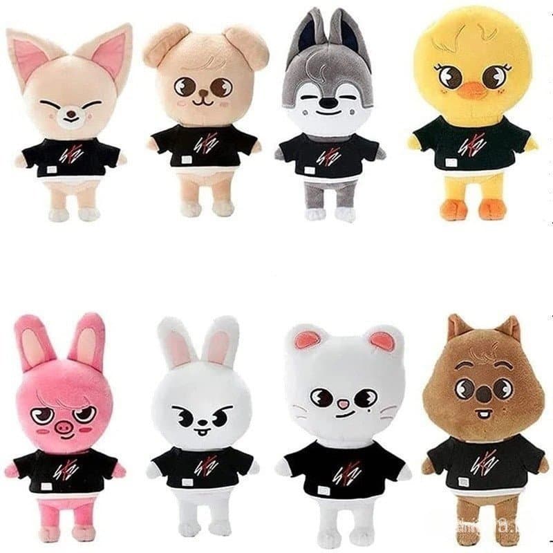 Skzoo Plush Toys KPOP Stray Kids Estrela Cartoon Animal Stuffed Doll Brinquedo De Pelúcia Boneca Presentes Infantis