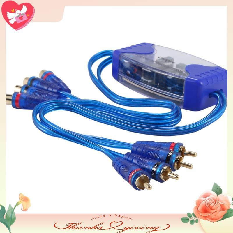 Supressor De Filtro De Ruído De Áudio De 4 Canais Isolador De Loop De Aterramento Estéreo Para Carro 50W