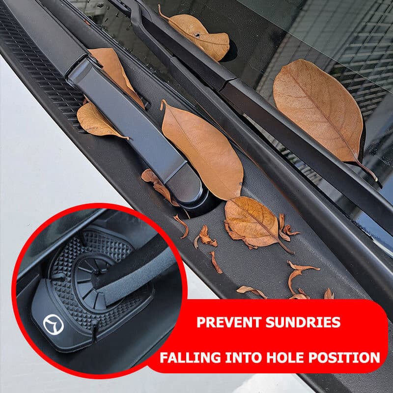 Tampa de vedação anti-poeira para orifício do limpador de para-brisa, adequada para carros Mazda BT 50, Mazda3, CX3, CX9