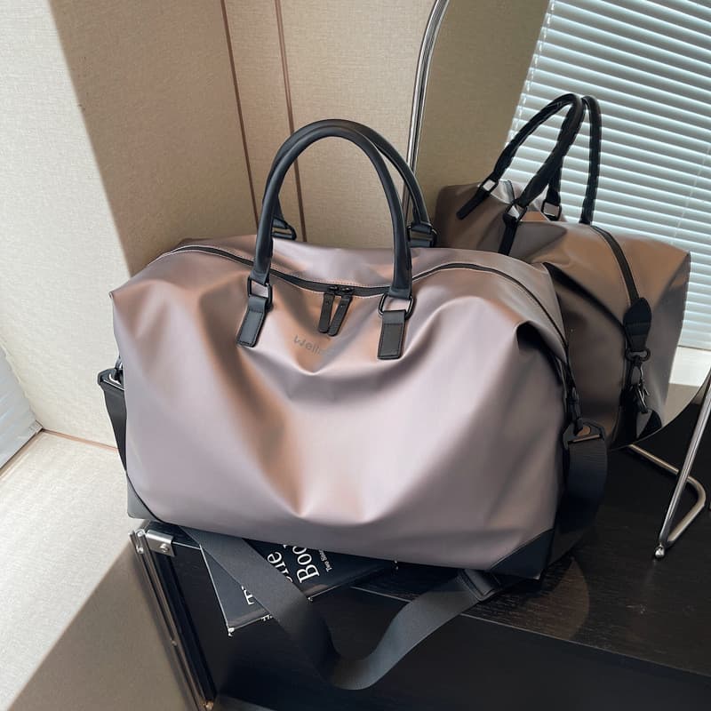 Bolsa de viagem Bolsa de ginástica de grande capacidade Bolsa de bagagem portátil Separação seca e úmida lc