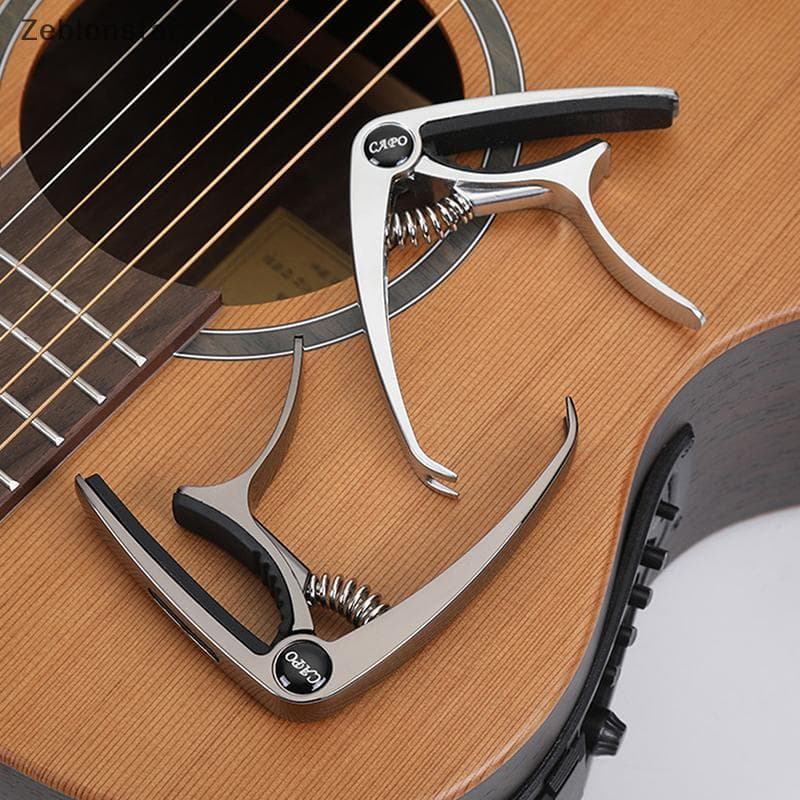 [Estrela] Capo De Guitarra De Metal Para Braçadeira De Chave De Ajuste De Mudança De Gatilho Acústico/Elétrico/Clássico