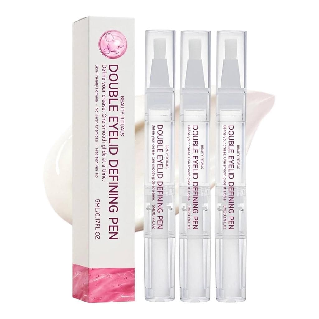 Caneta Fixadora de Pálpebras Duplas Luevéria, Gel Invisível para Fixação de Pálpebras, Adesivos Invisíveis para Pálpebra