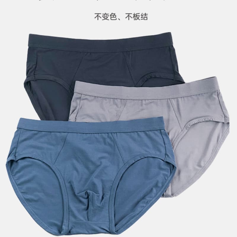 Tianzhu marca cuecas masculinas de fibra de bambu antibacteriano macio confortável respirável elasticidade sem Bondage s