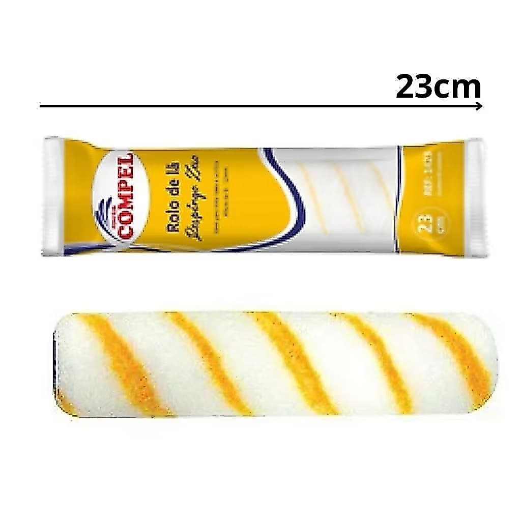Rolo Sem Respingo de Lã Compel 23cm – Tecnologia Respingo Zero