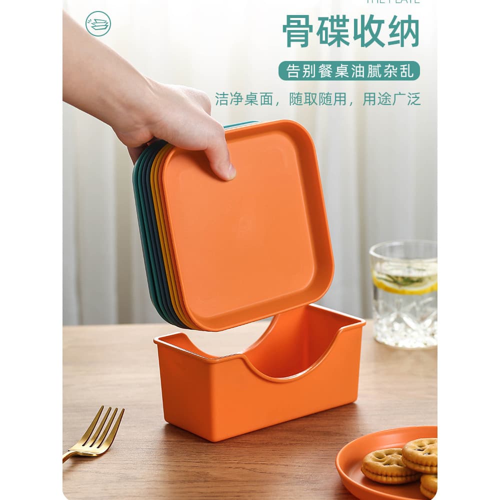 Prato de osso de cuspe, prato de osso, lanche chinês, prato pequeno, picles, plástico, lanche, bolo, mesa de jantar, pra