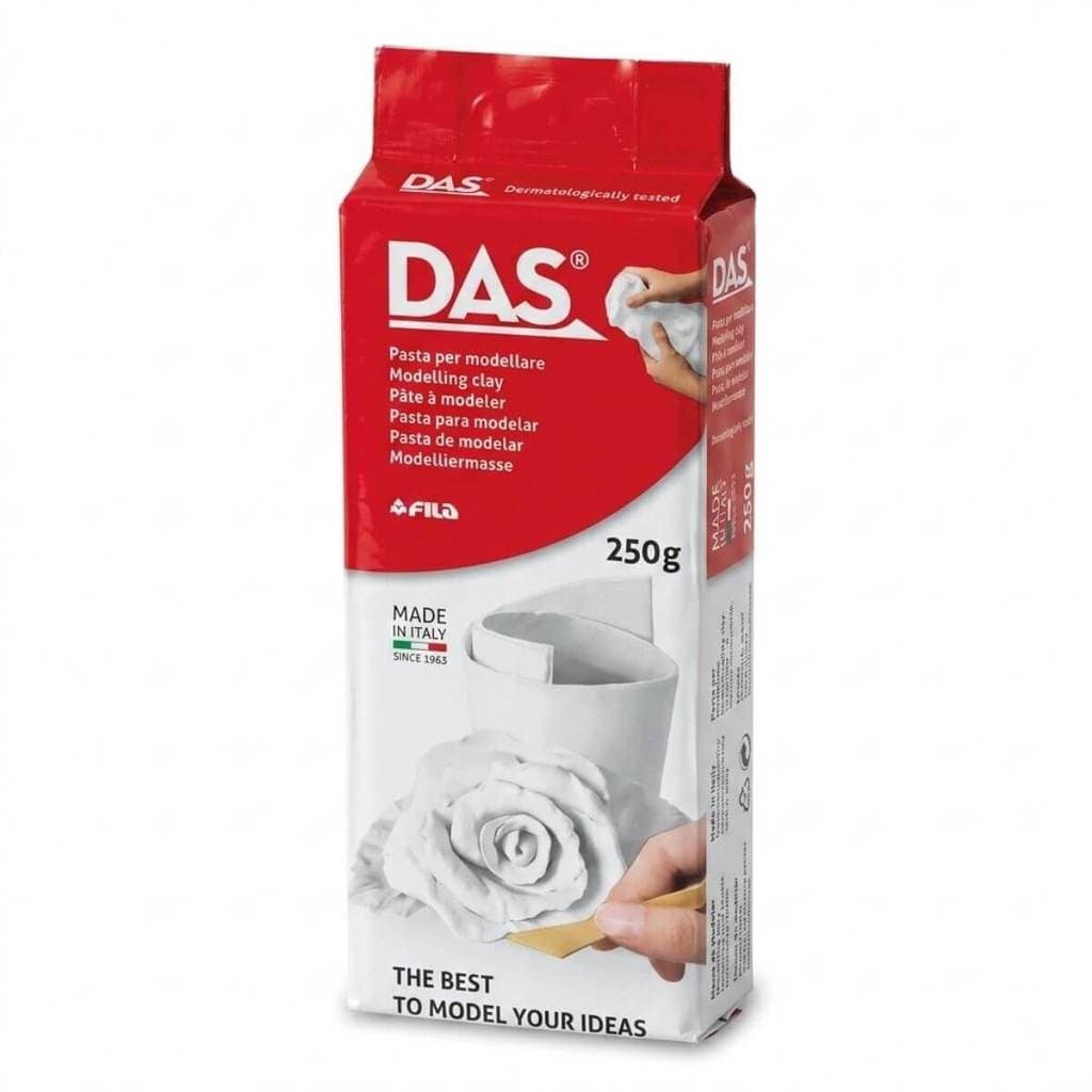 Massa Cerâmica Fria Branca para Modelar e Escultura DAS 250G