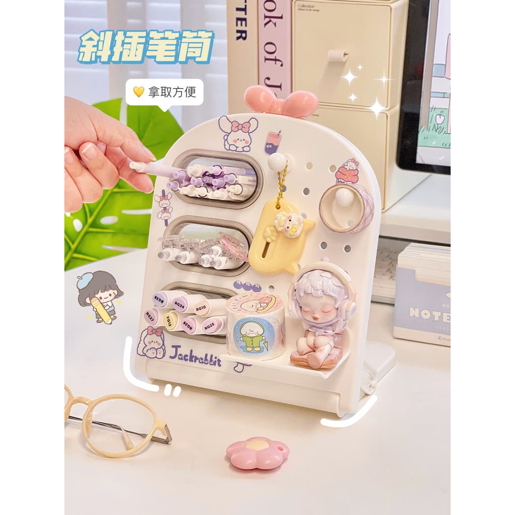 Criativo Desktop inserção Diagonal Multi-grade caneta titular simples buraco placa caixa de armazenamento estudante arti