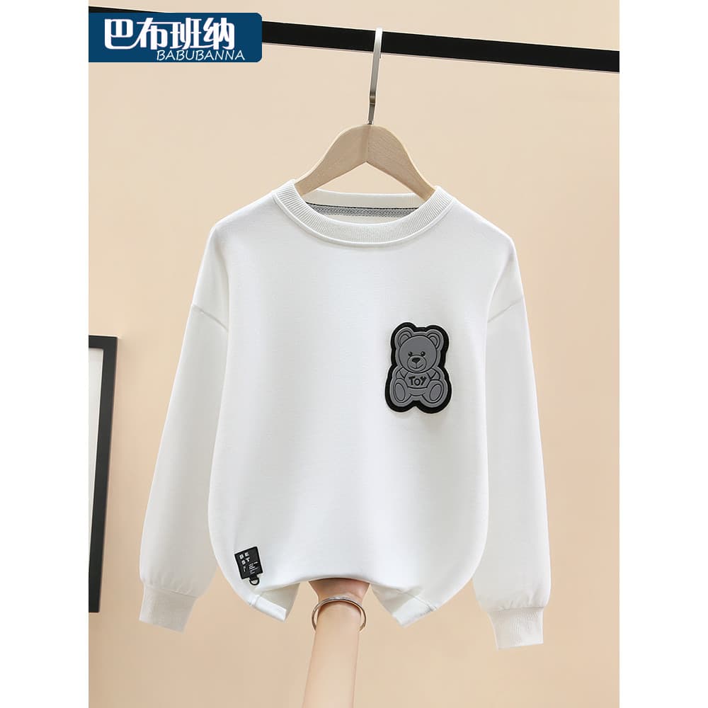 Moletom infantil roupas de primavera 2026 novo estilo meninos bonito topos grandes crianças primavera outono roupas meni