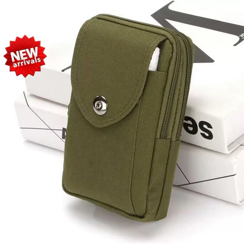< YP > Durável 1 Pc Molle Telefone Bolsa Titular Para 6.5 Polegada Smartphones Do Cinto Loop Cinta Masculino Acessório D