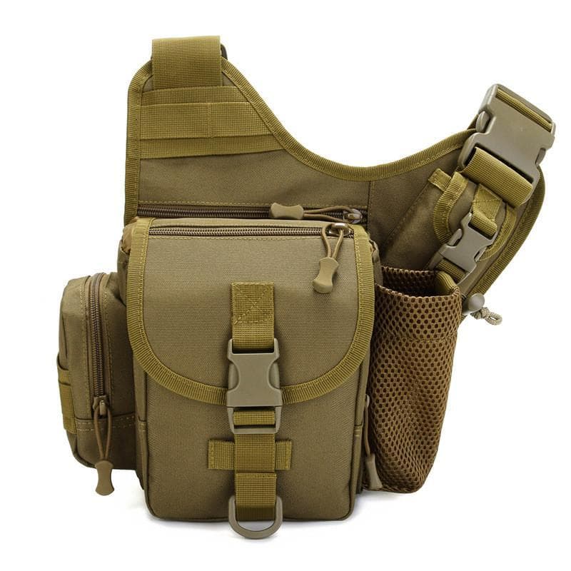 Bolsa tática de camuflagem para uso externo, bolsa de ombro, bolsa para iscas de pesca, mochila militar camuflada, tecid