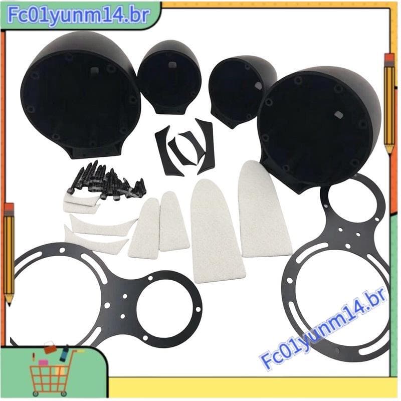 3.5 Polegada Base De Alto-Falante De Médio Alcance Chifre Do Carro Modificado Suporte Bidirecional Agudos Auto Tweeter C