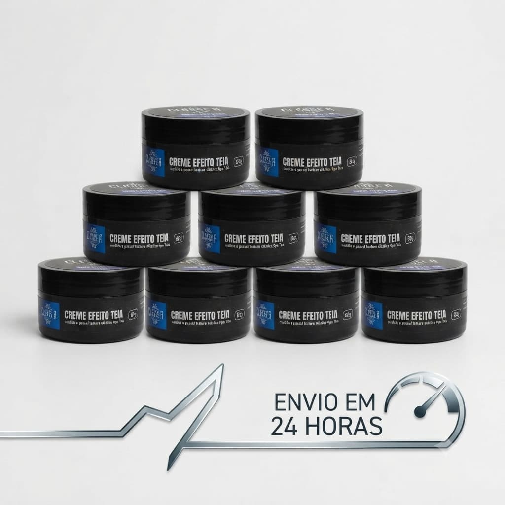Kit 10 Pomada Efeito Teia Megafixação Classe A 80g Envio 24h