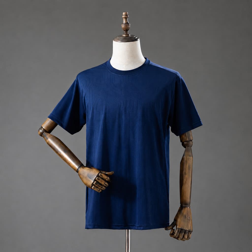 Camisa Masculina Azul Marinho 26/27 – Modelo Esportivo Casual P ao 2XL