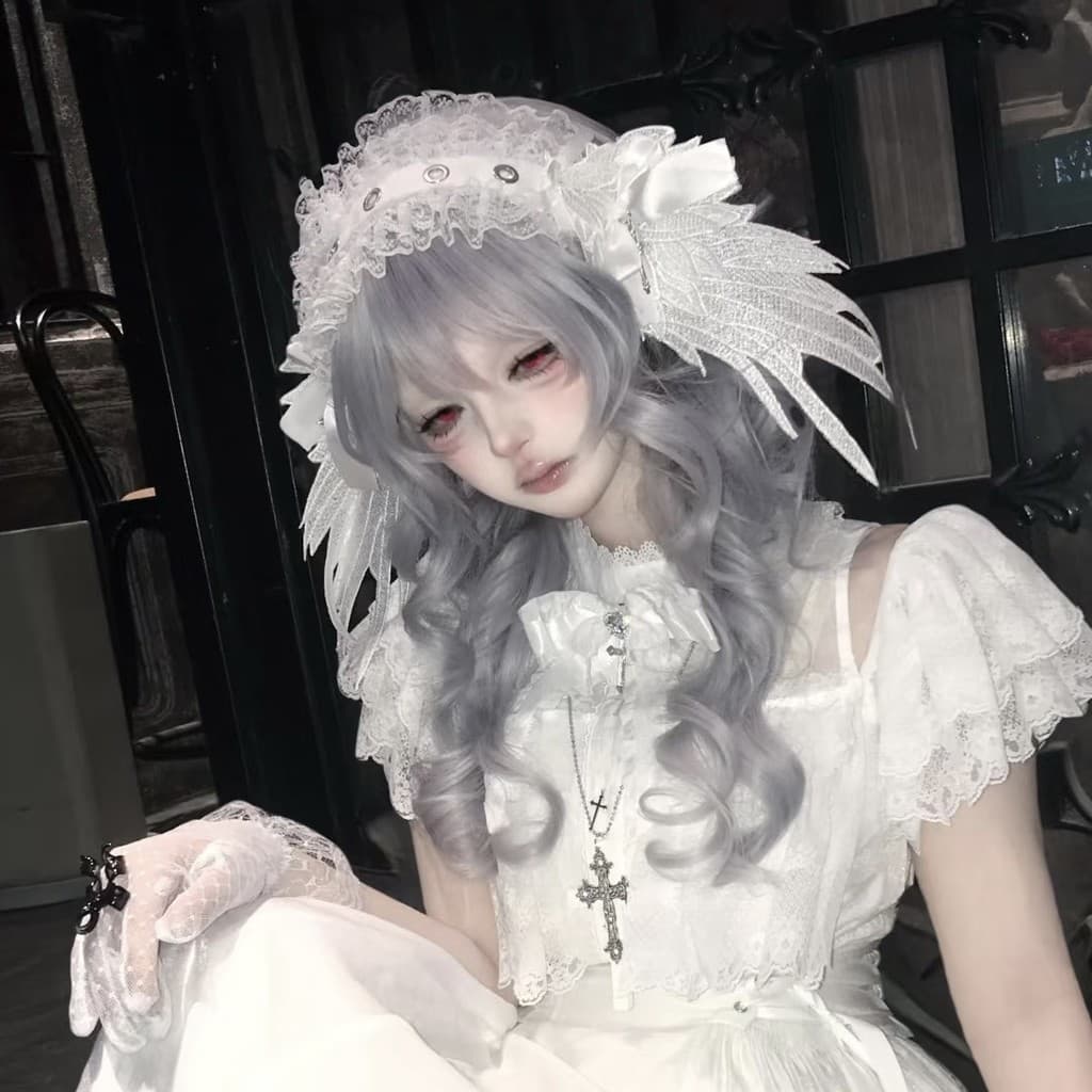 Lolita asas bandana gótico anjo escuro Headwear acessórios para o cabelo Punk menina quente cosplay acessórios cultura a