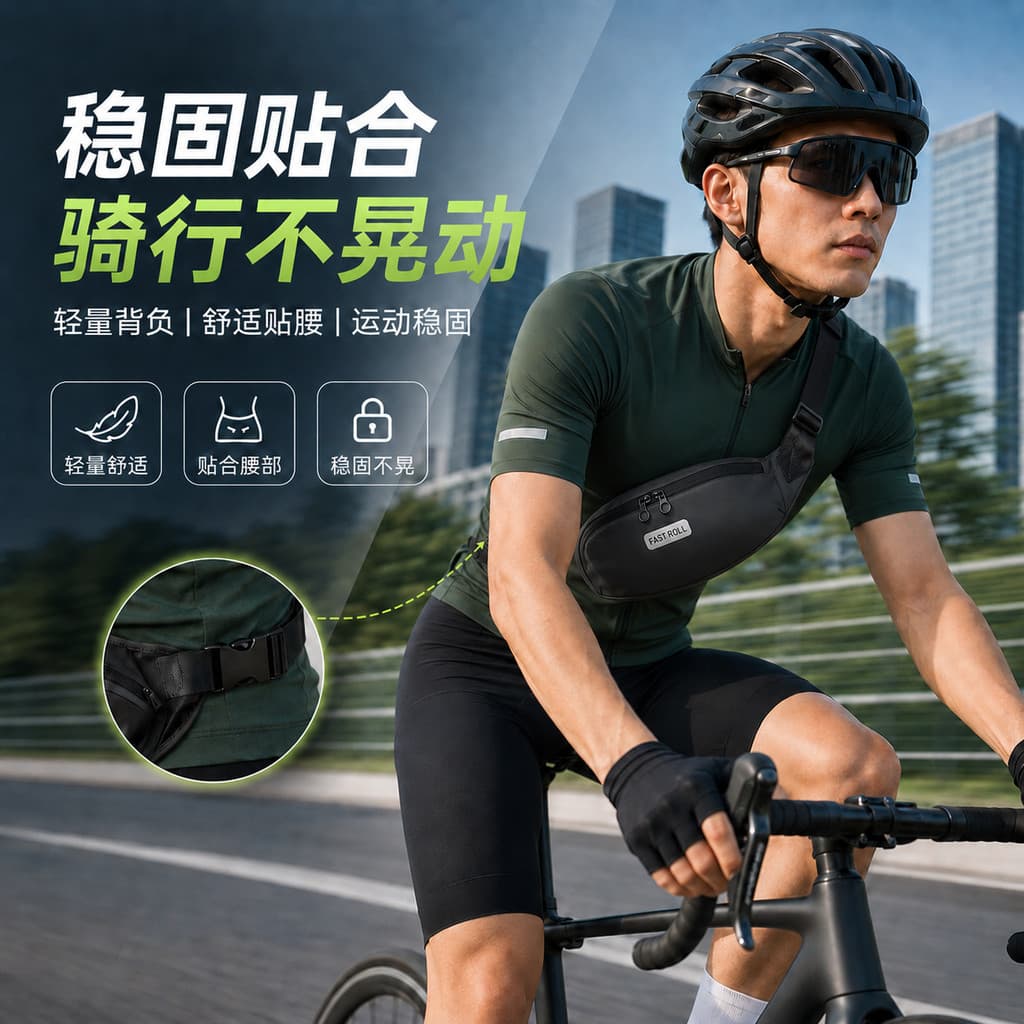 [Estoque pronto] Peito Diagonal para ciclismo de 1.5L Bolsa Separação seca e úmida à prova d'água Commuter Bolsa Bicicle