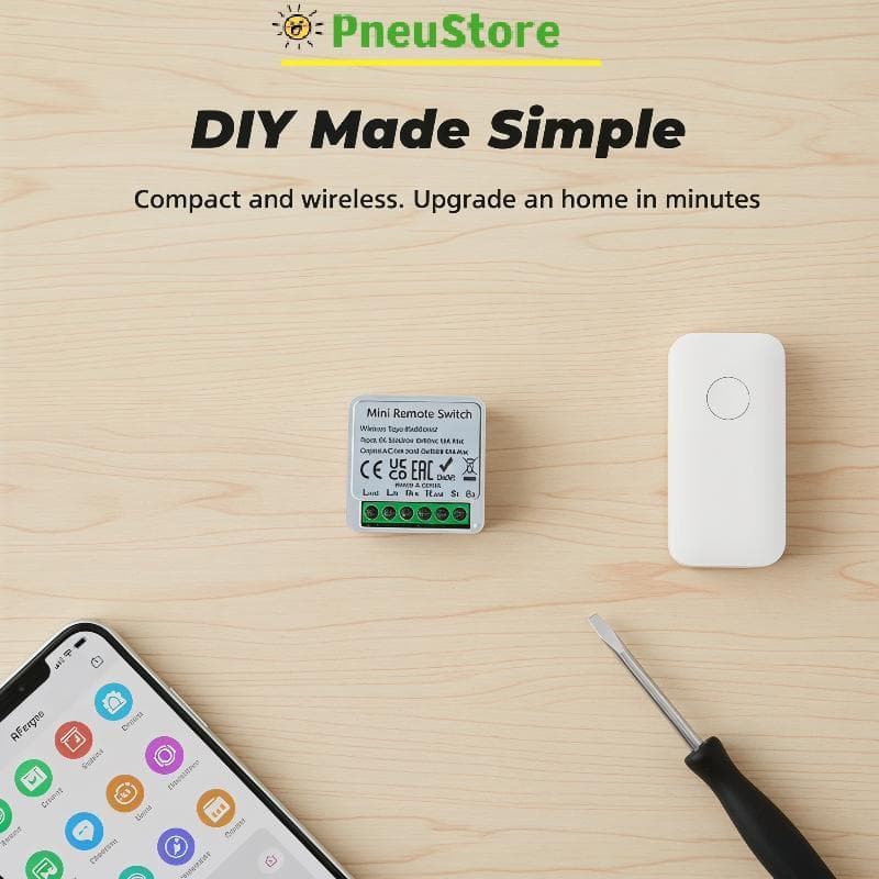 haostone 16A Relé Interruptor De Luz Inteligente Sem Fio RF433 MHz Para Controle Remoto DIY E Aprimorações De Casa tiu9