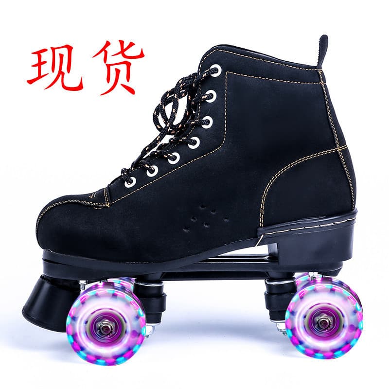 Patins de quatro rodas patins patins adultos homens mulheres patins duplos esportes patins piscando
